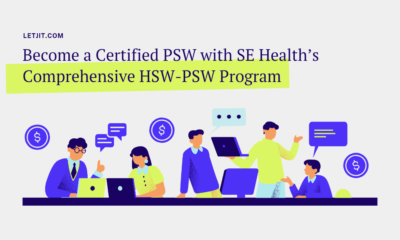 "SE Health logo", "Classroom setting of SE Health HSW-PSW Program with students and instructor", "Home Support Worker assisting an elderly person in their home", "Personal Support Worker assisting a client in a long-term care facility", "Students receiving training materials at SE Health HSW-PSW Program", "Graduate of SE Health HSW-PSW Program holding their certificate", "Chart showing the flexible class schedule of the HSW-PSW Program", "Group of HSW-PSW Program graduates celebrating their achievement", "Instructor teaching a small class at SE Health HSW-PSW Program", "SE Health job fair event for HSW-PSW Program graduates"